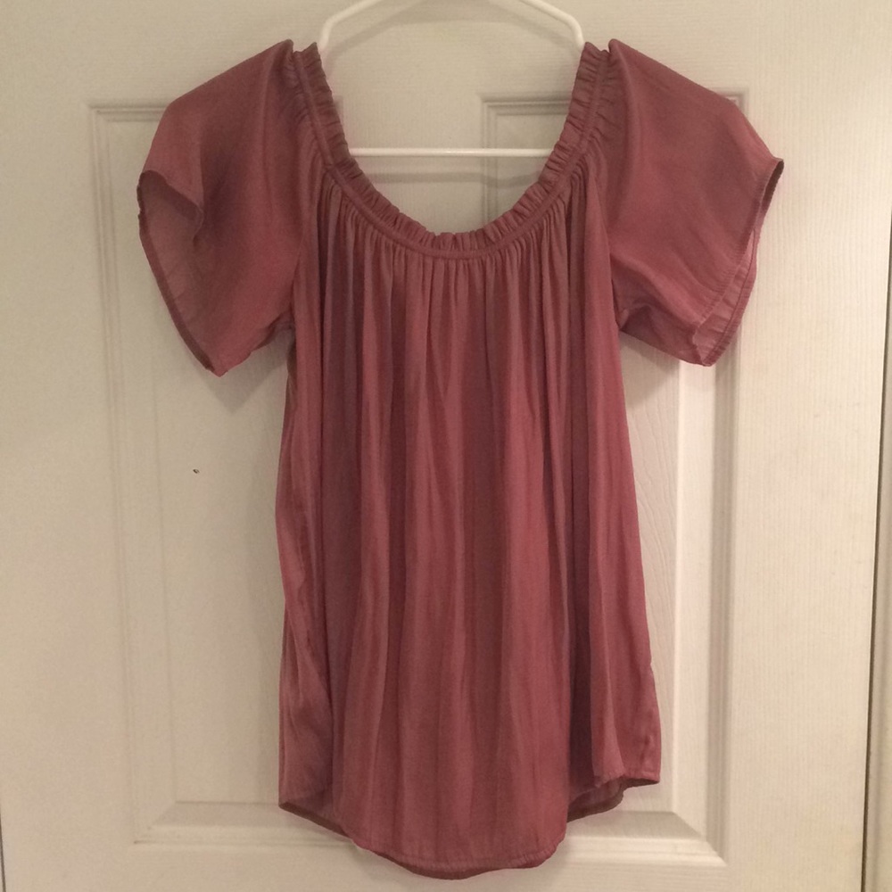Charlotte Russe Off-the-Shoulder Blouse